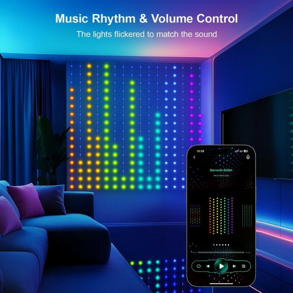 Smart LED Curtain Lights