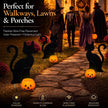 4 Set Halloween Solar Pumpkin Cat Pathway Light, Outdoor Stake Decor | Halloween Black Cat Yard Stakes, Pumpkin Pathway Candles Lights, Wire Free Waterproof, Garden Patio Yard Lawn Outdoor Decor