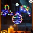 Halloween Window Lights, 3 Pack Pumpkin, Spider, Witch Hat Lights | Halloween Decoration Lights, 2026 Upgraded Dyed Design, 8 Flashing Modes, Timer, Battery Operated, Suction Cup, Indoor Lights