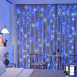Orange Halloween Curtain Lights with Remote