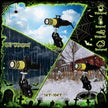 1 Pack Green Laser Halloween Module Generator with Timer,Green | Halloween Projector Light, Work with Low Lying Fog Machine (Not Included), IP67 Waterproof Outdoor Scary House Garden Decor